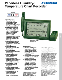 Thumbnail of document Data Sheet - RH520 Paperless Temp/RH Chart Recorder